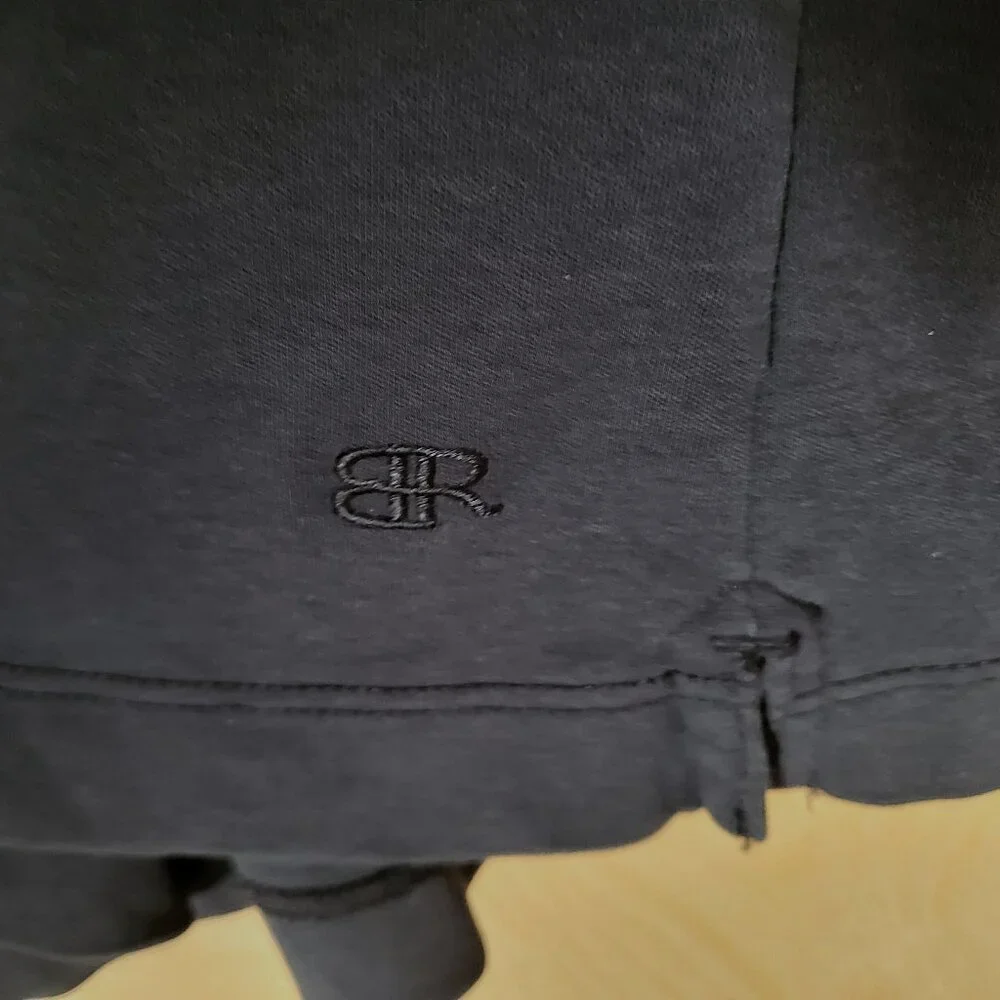 Banana Republic Knit Cotton Polo Shirt Black Size XL